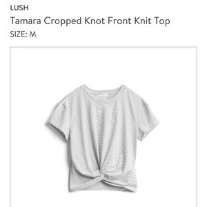 Lush Crop Top Size Medium